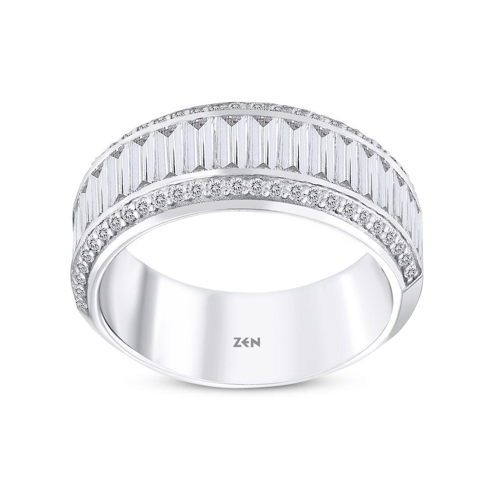 Baguette Memoire Diamond Ring