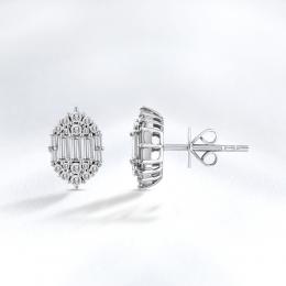 Baguette Diamond Earring