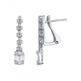 Baguette Diamond Earring