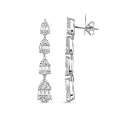 Baguette Diamond Earring