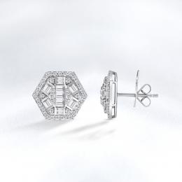 Baguette Diamond Earring