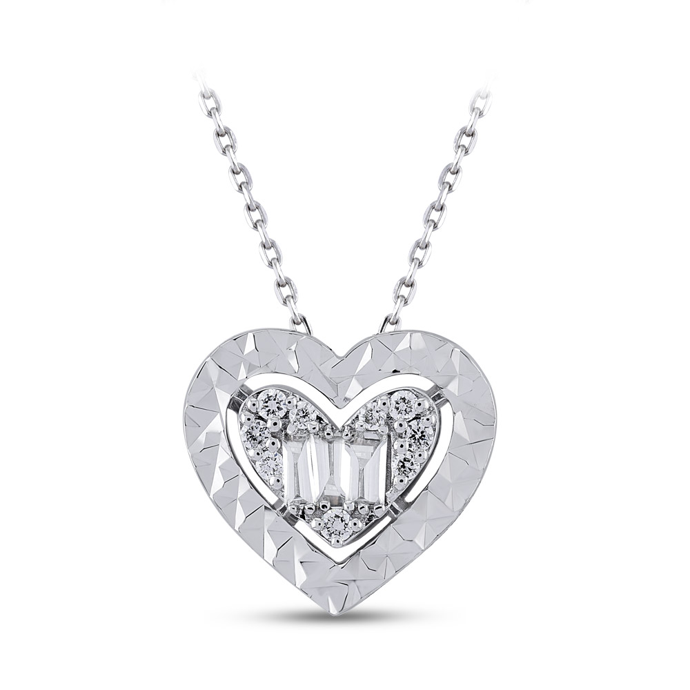 Baguette Diamond Necklace