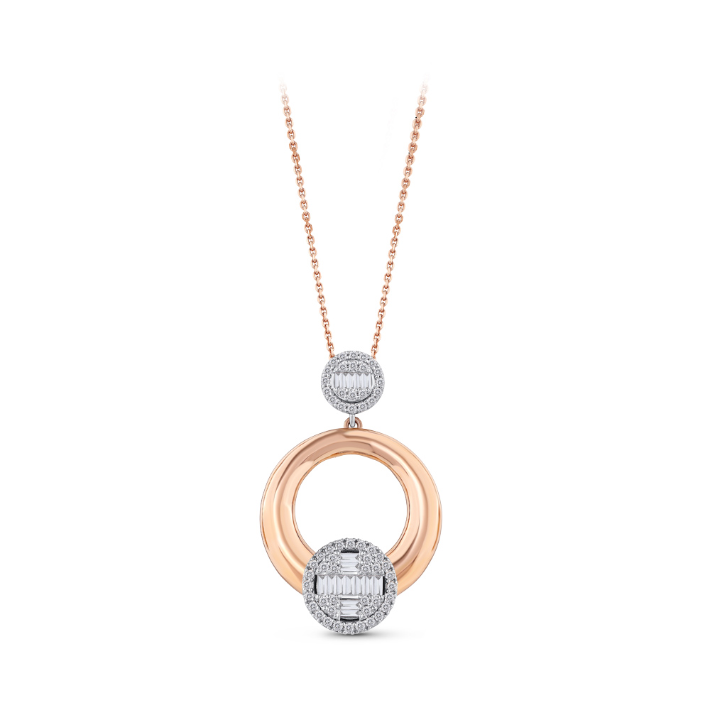 Baguette Diamond Necklace