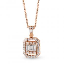 Baguette Diamond Necklace