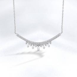 Baguette Diamond Necklace