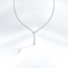 Baguette Diamond Necklace