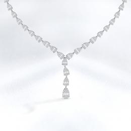 Baguette Diamond Necklace