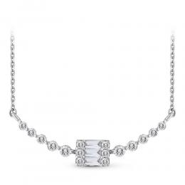 Baguette Diamond Necklace