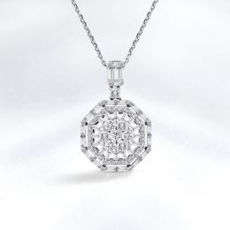 Baguette Diamond Necklace