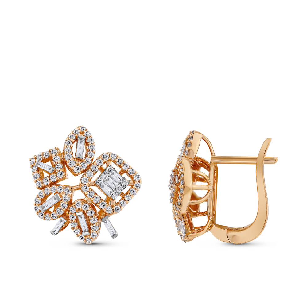 Baguette Diamond Earring