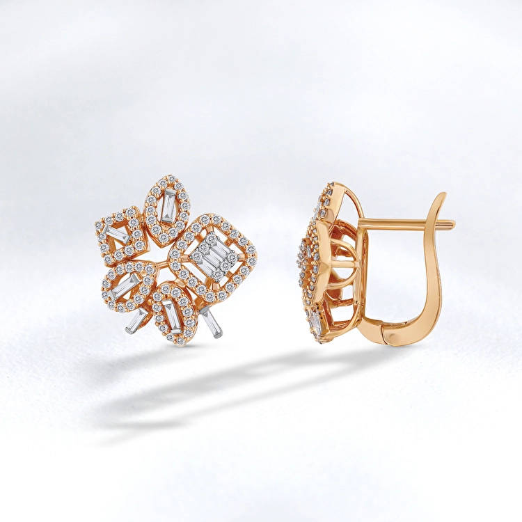 Baguette Diamond Earring