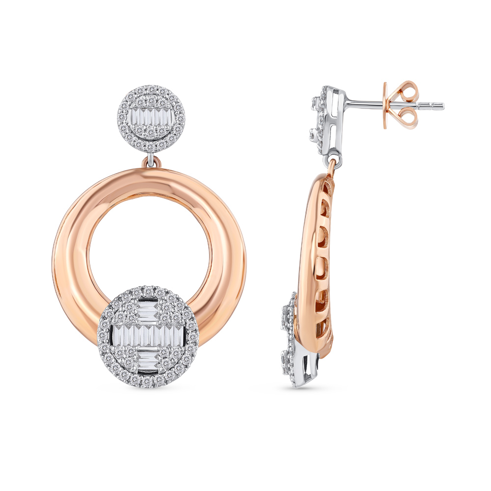 Baguette Diamond Earring