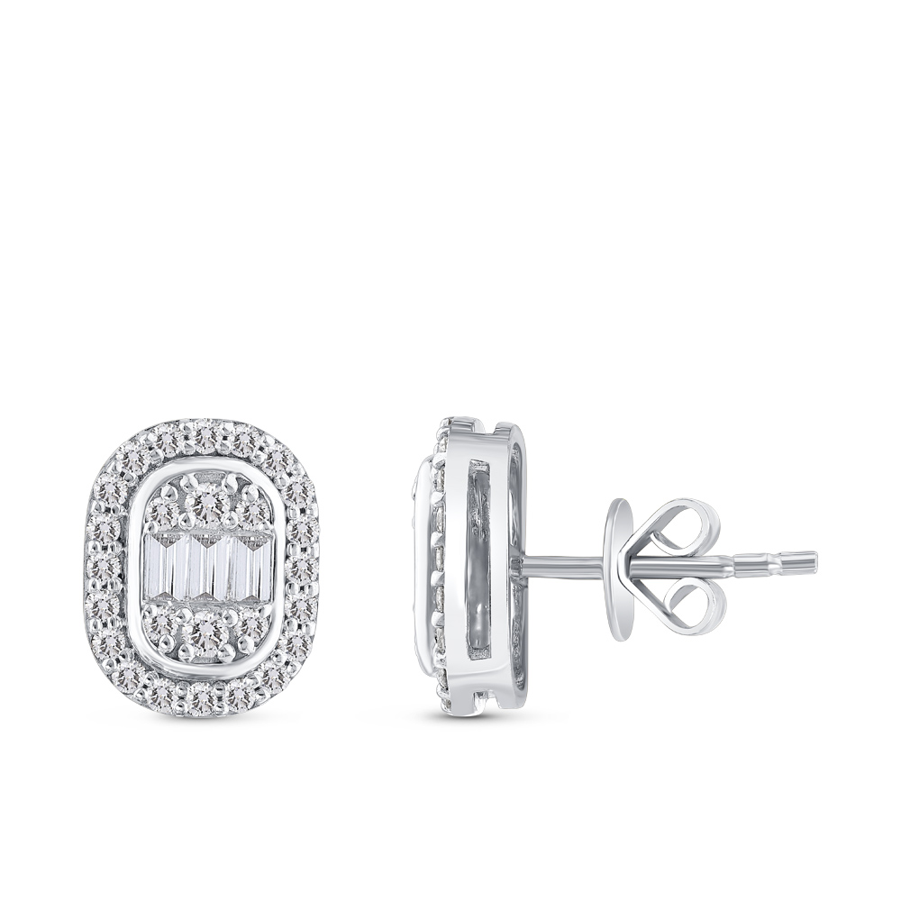 Baguette Diamond Earring