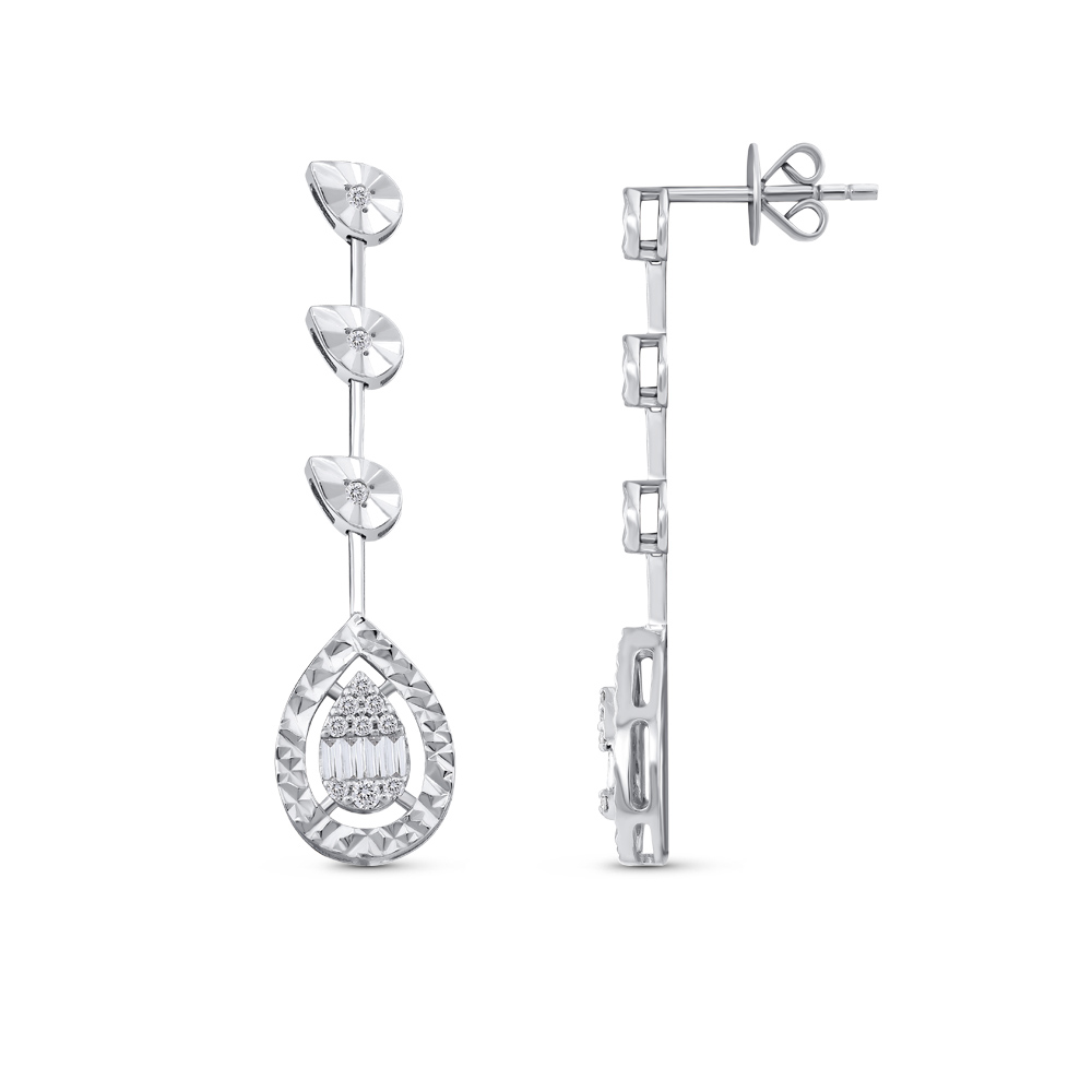 Baguette Diamond Earring