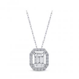 Baguette Diamond Necklace