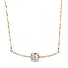 Baguette Diamond Necklace