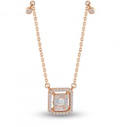 Baguette Diamond Necklace