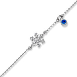 Snowflake Diamond Bracelet