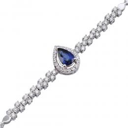 Sapphire Diamond Bracelet