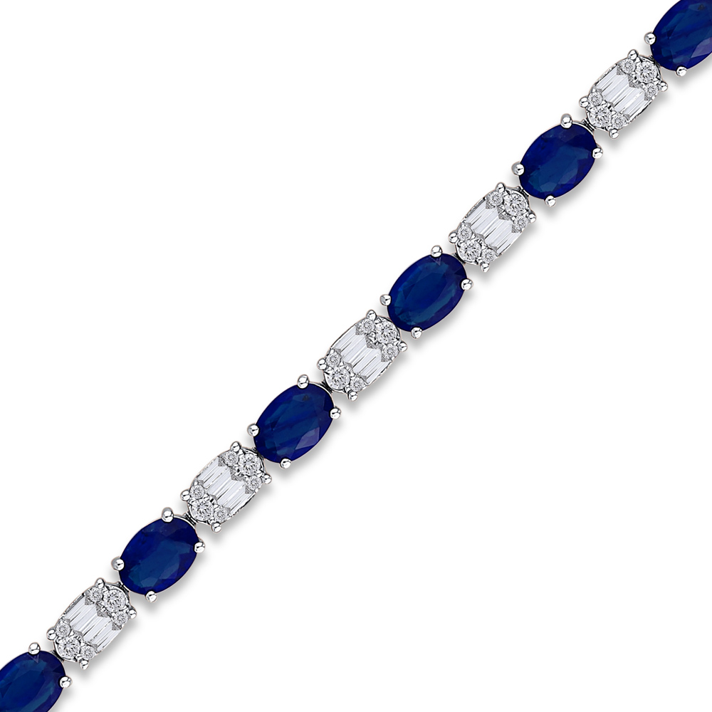 Sapphire Diamond Bracelet