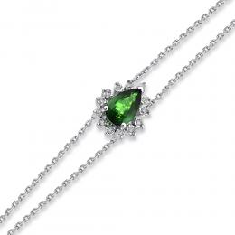Emerald Diamond Bracelet