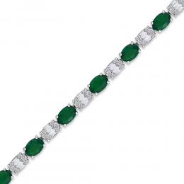 Emerald Diamond Bracelet