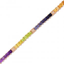 Gemstones Diamond Bracelet