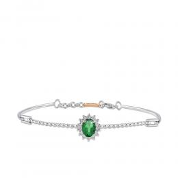 Emerald Diamond Bracelet
