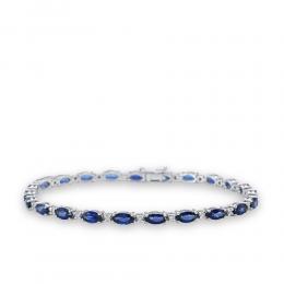 Sapphire Diamond Bracelet