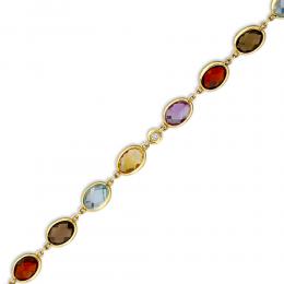 Gemstone Diamond Bracelet