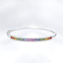 Gemstone Diamond Bracelet