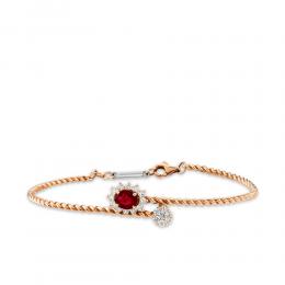 Ruby Diamond Bracelet