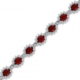 Ruby Diamond Bracelet