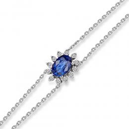 Sapphire Diamond Bracelet