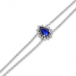 Sapphire Diamond Bracelet