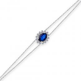 Sapphire Diamond Bracelet