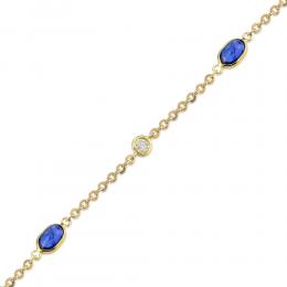 Sapphire Diamond Bracelet