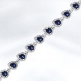 Sapphire Diamond Bracelet