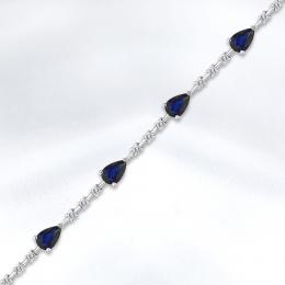 Sapphire Diamond Bracelet