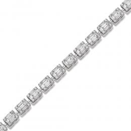 Baguette Diamond Tennis Bracelet
