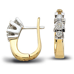 Tria Diamond Earring