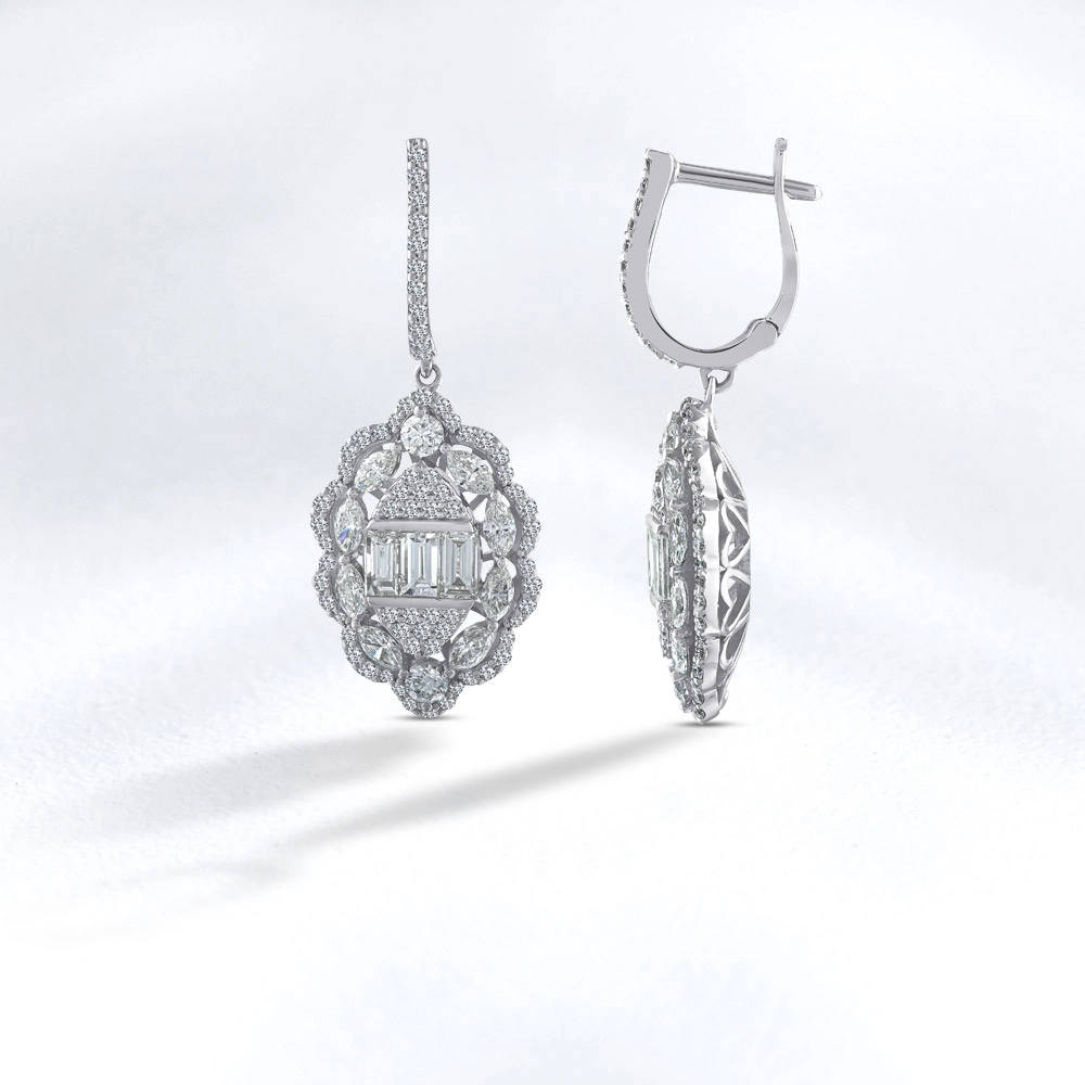 Design Diamond Stud Earring