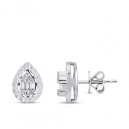 Baguette Diamond Earring