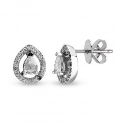 Rose-Cut Diamond Earring