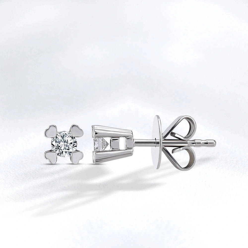 Solitaire Diamond Earring