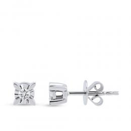 Solitaire Diamond Earstud