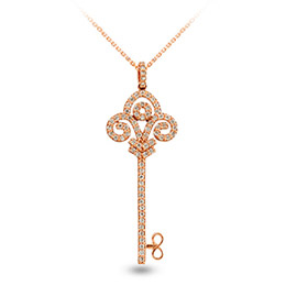 Key Diamond Necklace