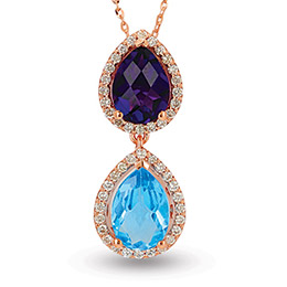 Gemstones Diamond Necklace