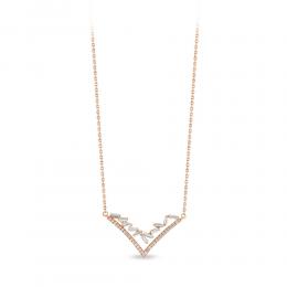 Baguette Diamond Necklace