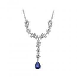Sapphire Diamond Collier